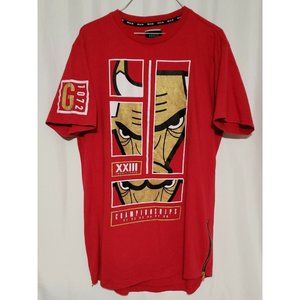 Vintage NBA Basketball Chicago Bulls 1991-1998 Championship Red T Shirt Mens 2XL